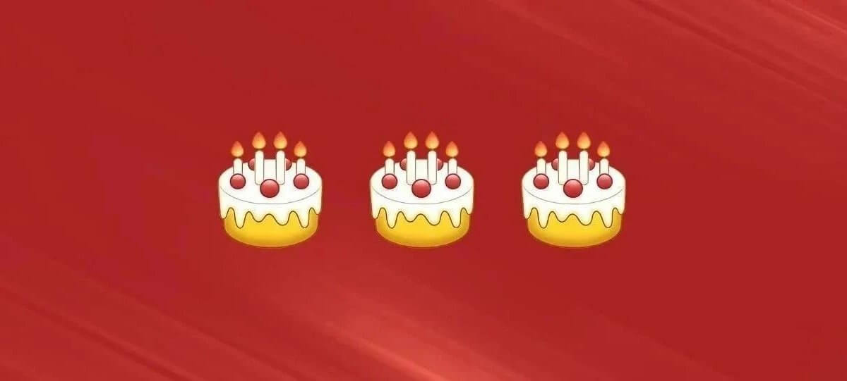 今天，祝你生日快乐！