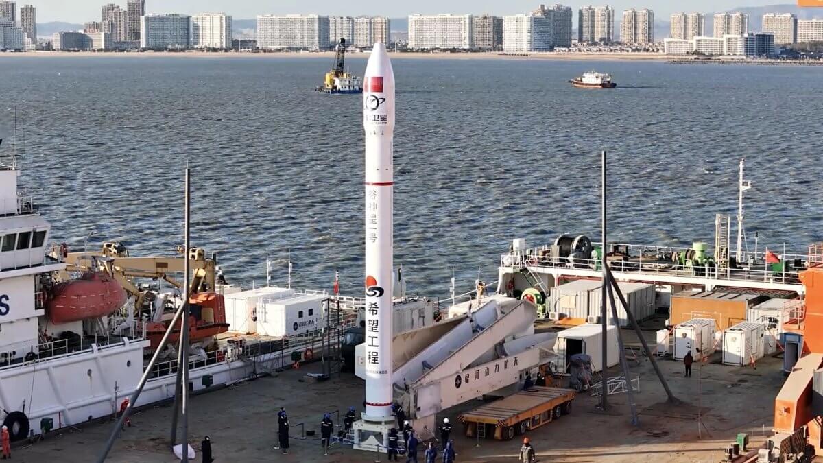 “希望工程号”，海上发射成功！